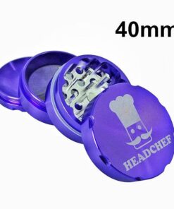Headchef Purple Aluminium 4 Piece Grinder 40mm