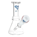 Diamond Glass Gold Ace Water Pipe | 7" | 14mm F | Colors Vary