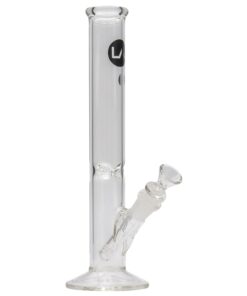 LA Pipes 12" Clear Straight Shot Bong - Headshop.com