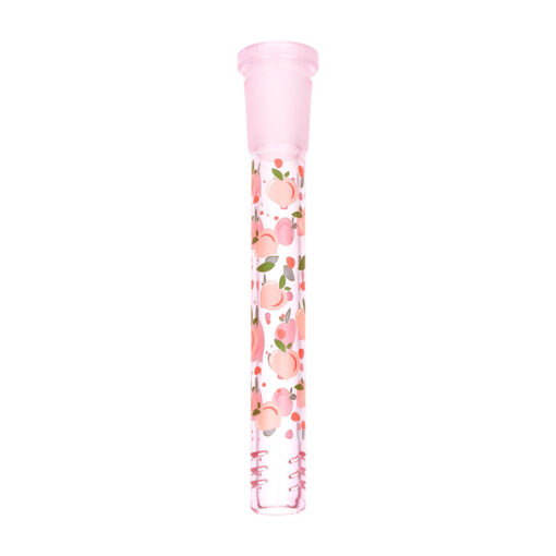 Pulsar Fruit Series Peaches & Cream Herb Pipe Glow Duo - 10" / 14mm F - Headshop.com