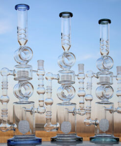 Massive Approx. 22 Inch Dual Perc Recycler Style Water Pipe - Headshop.com