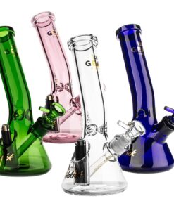 Gear Premium Sidekick Laid Back Glass Beaker Water Pipe | 12" - Headshop.com