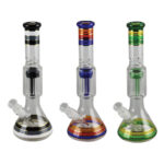 Back To Basics Beaker Water Pipe - 12" / 14mm F / Colors Vary - Headshop.com