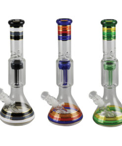 Back To Basics Beaker Water Pipe - 12" / 14mm F / Colors Vary - Headshop.com
