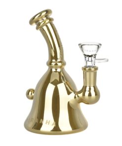 Piranha Bell Electroplated Glass Rig Style Water Pipe - 5.5" / 14mm F - Headshop.com