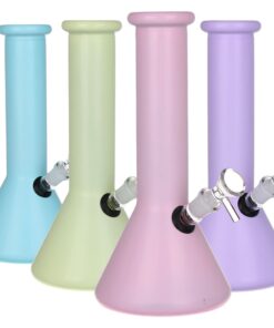 SeshGear Pastel Beaker Glass Water Pipe - 9.75" / 14mm F / Colors Vary - Headshop.com