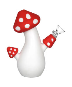 Aware Amanita Silicone Water Pipe - 6.5"/14mm F - Headshop.com