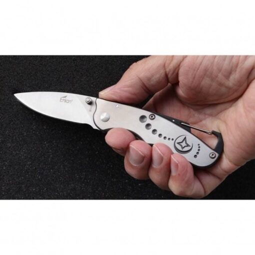 Enlan Folder With Carabiner Clip Folding Knife