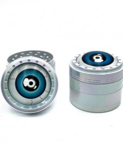Fancy Eyeball Zinc Blue Zinc 4 Piece Grinder 50mm