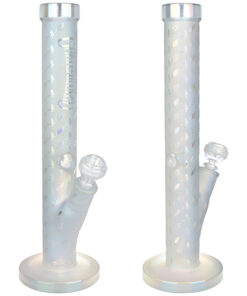 Grateful Dead x Pulsar Bolts And Skellies Straight Tube Water Pipe-15.5"/14mm F - Headshop.com