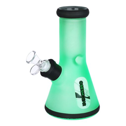 SeshGear Glass Beaker Water Pipe Smokers' Kit | 8" - Headshop.com