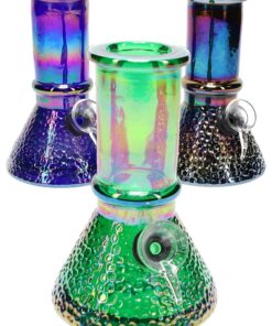 5.5″ Metallic Bubble Beaker Bong