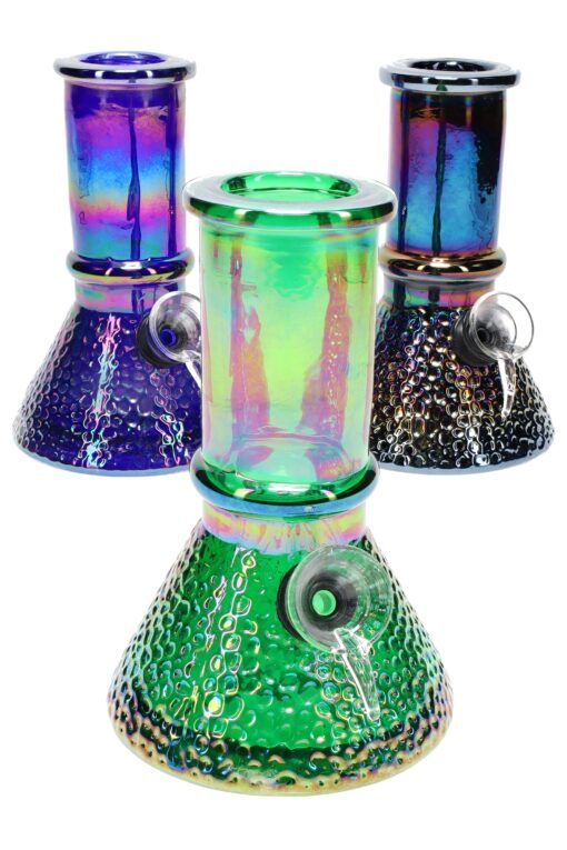 5.5″ Metallic Bubble Beaker Bong