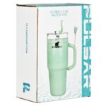 Pulsar Stonely Cup Glass Water Pipe | 8.5" | 14mm F - Headshop.com