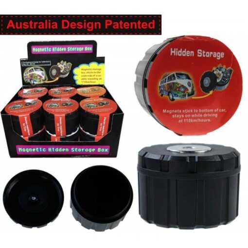 Magnetic Hidden Storage Box Round Diversion Safe