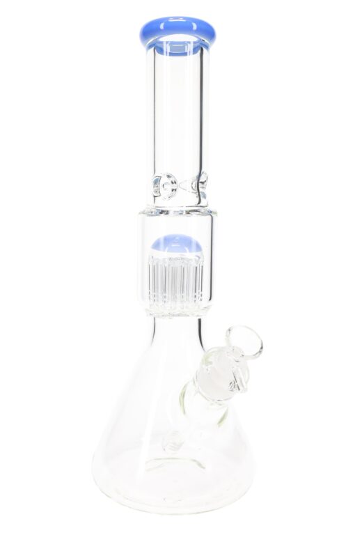 Glass Beaker Bong “Jelly Dome” – Tree Perc – 15″