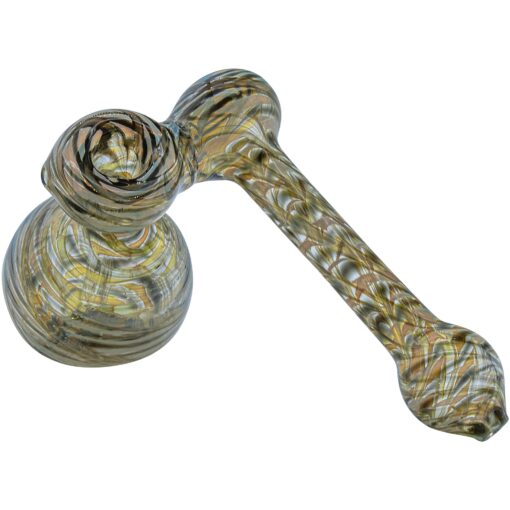 LA Pipes "Colored Sidecar" Fumed Sidecar Bubbler Pipe (Various Colors) - Headshop.com