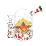 Christmas Waterwheel Bell Jar Water Pipe - 4.5" / 14mm F - Headshop.com