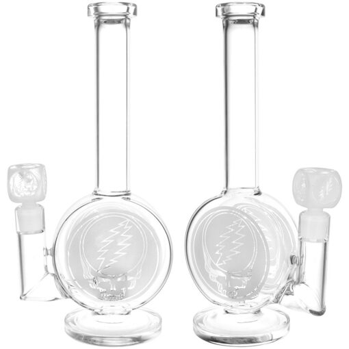 Grateful Dead x Pulsar Round Steal Your Face Water Pipe - 14.5" / 19mm F - Headshop.com