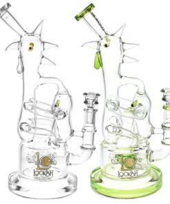 Lookah Glass Chicken Recycler Water Pipe | 12.25" | 14mm F - Headshop.com