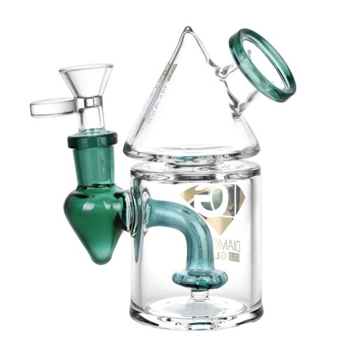 Diamond Glass Missile Mini Rig - 5" / 14mm F - Headshop.com