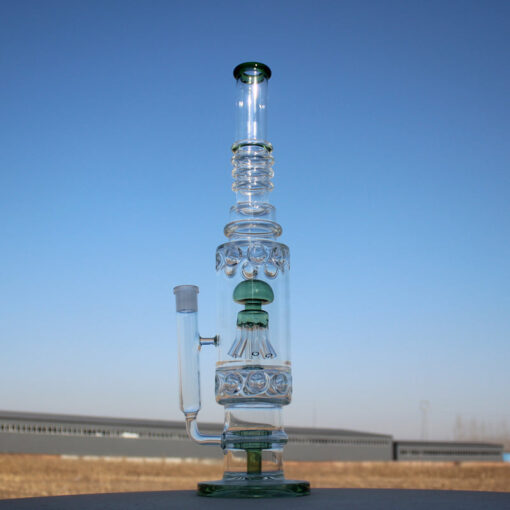 19.5" Jellyfish Sprinkler & Matrix Perc Glass Water Pipe - Headshop.com