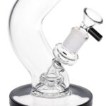SeshGear Hip Check Curved Glass Water Pipe | 7.75" | 14mm F - Headshop.com