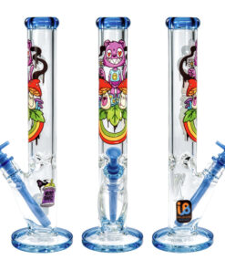 Nicky Davis Ghost Gang Straight Tube Water Pipe | 15.75" | 14mm F - Headshop.com