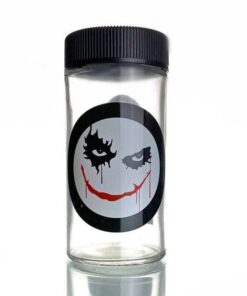 Ghost Face Screw On Top Lid Glass Jar 220mL