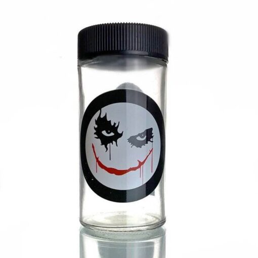 Ghost Face Screw On Top Lid Glass Jar 220mL