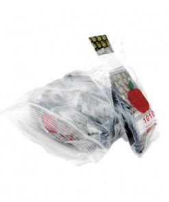 Golden Skull Resealable Plastic Bags 25x25mm 1000 Pack