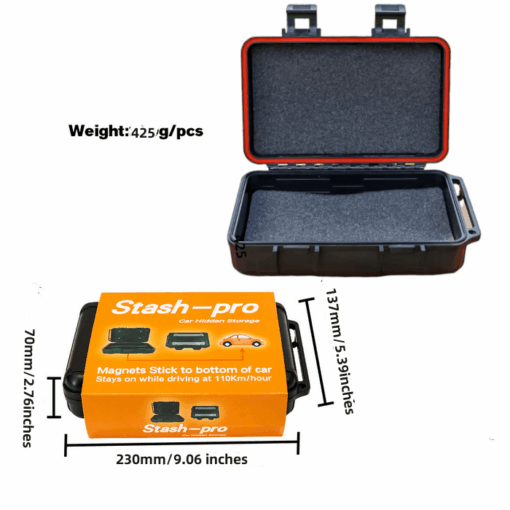 Stash Pro Magnetic Airtight Car Storage Box
