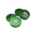 VERSIONI.O Green Aluminium Alloy 4 Piece Grinder Skull 63mm