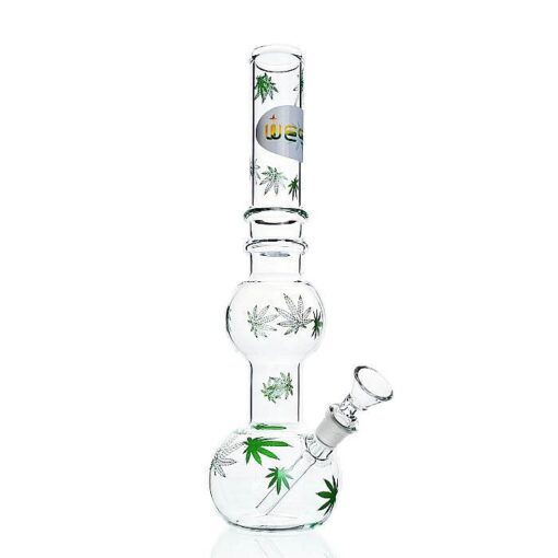 WEGE Double Bubble Full Glass Bong 27cm
