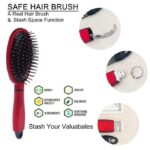Hair Brush Secret Stash Hidden Storage Safe Comb