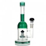 Elite Mushroom Percolator Glass Bong 25cm Green