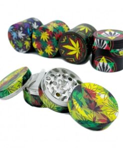 Zinc Alloy Full Body Printed 4 Piece Grinder 40mm