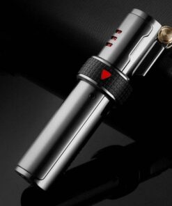 Jobon Butane Triple Flame Flint Jet Lighter Grey