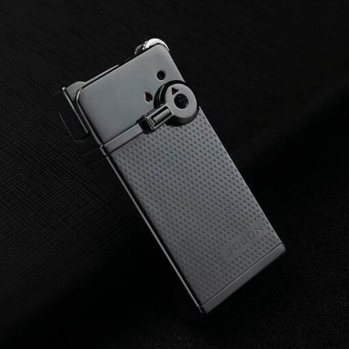 JOBON Dual Jet & Normal Flame Lighter Gun Grey