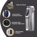 Jobon Touchscreen Ignition Triple Jet Flame Lighter