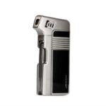 JOBON Gas Lighter With Pipe Tools Silver