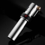 Jobon Butane Triple Flame Flint Jet Lighter Silver