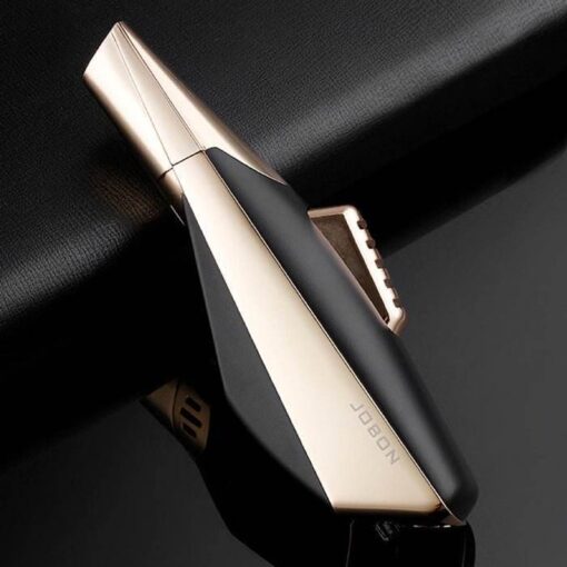 Jobon Superior Strong Metal Single Jet Flame Lighter Black