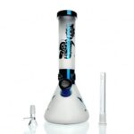 WEGE Rick And Morty Ice Catcher Beaker Glass Bong 32cm Blue