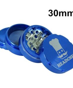 Headchef Aluminium Blue 4 Piece Grinder 30mm