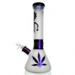 WEGE Rick And Morty Ice Catcher Beaker Glass Bong 32cm Purple