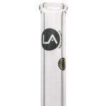 LA Pipes 14" Clear Borosilicate Glass Beaker Water Pipe with Heavy Wall Design