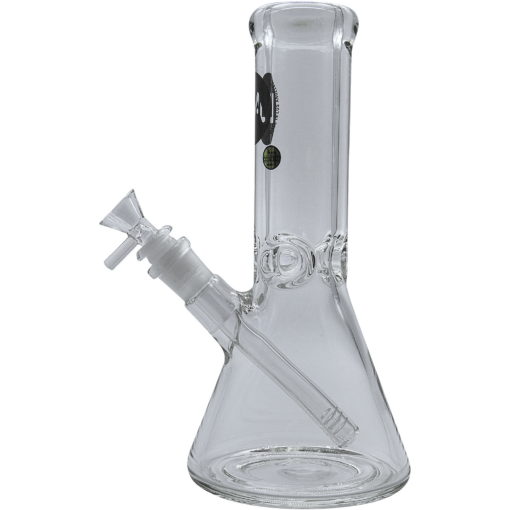 LA Pipes "Agent Stout" Beaker Bong, 9mm Thick Borosilicate Glass, Front View