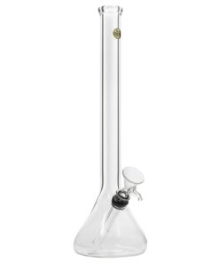 LA Pipes "The OG" 12" Beaker Bong, 45 Degree Grommet Joint, Borosilicate Glass, Front View