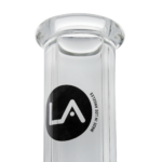 Close-up of LA Pipes "Thicc Boy" Beaker Bong with 9mm thick borosilicate glass